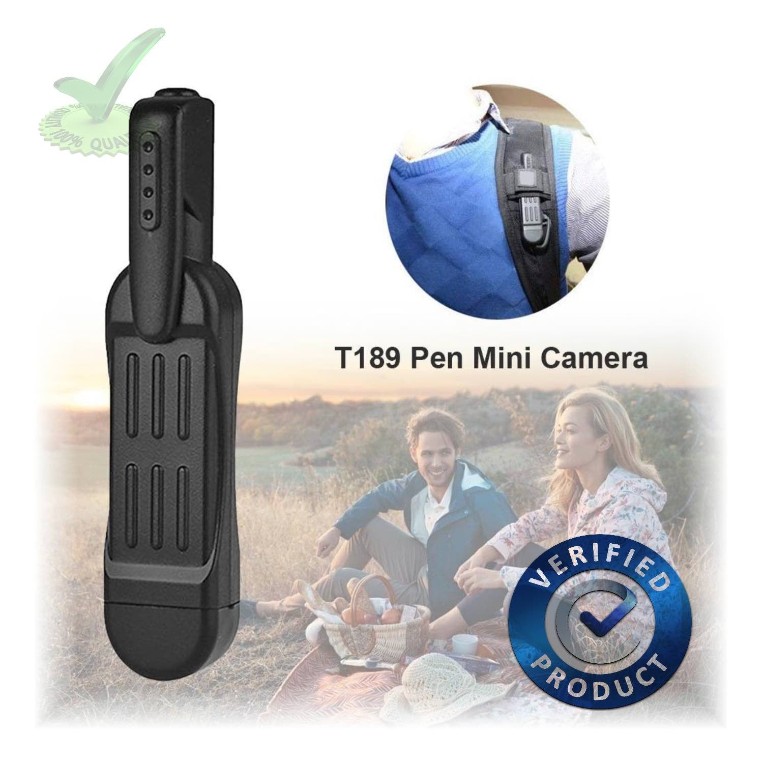 Wearable 4k Pen Camera with Mini DVR Wearable 4k Pen Camera with Mini DVR
